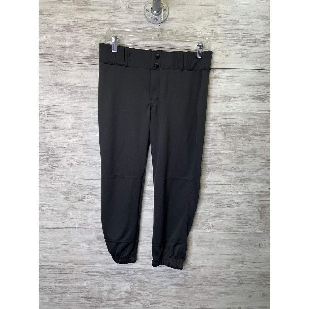 Champro‎ Softball Pants Womens Medium Black Jogger Elastic Cuff Pockets 7553